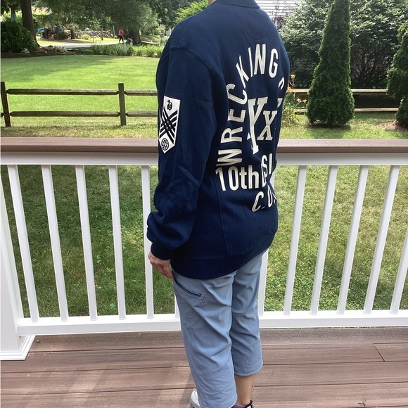 Vintage Women’s 10.Deep X Wrecking Crew 10th Division Sweatshirt, Size Medium - Picture 5 of 10